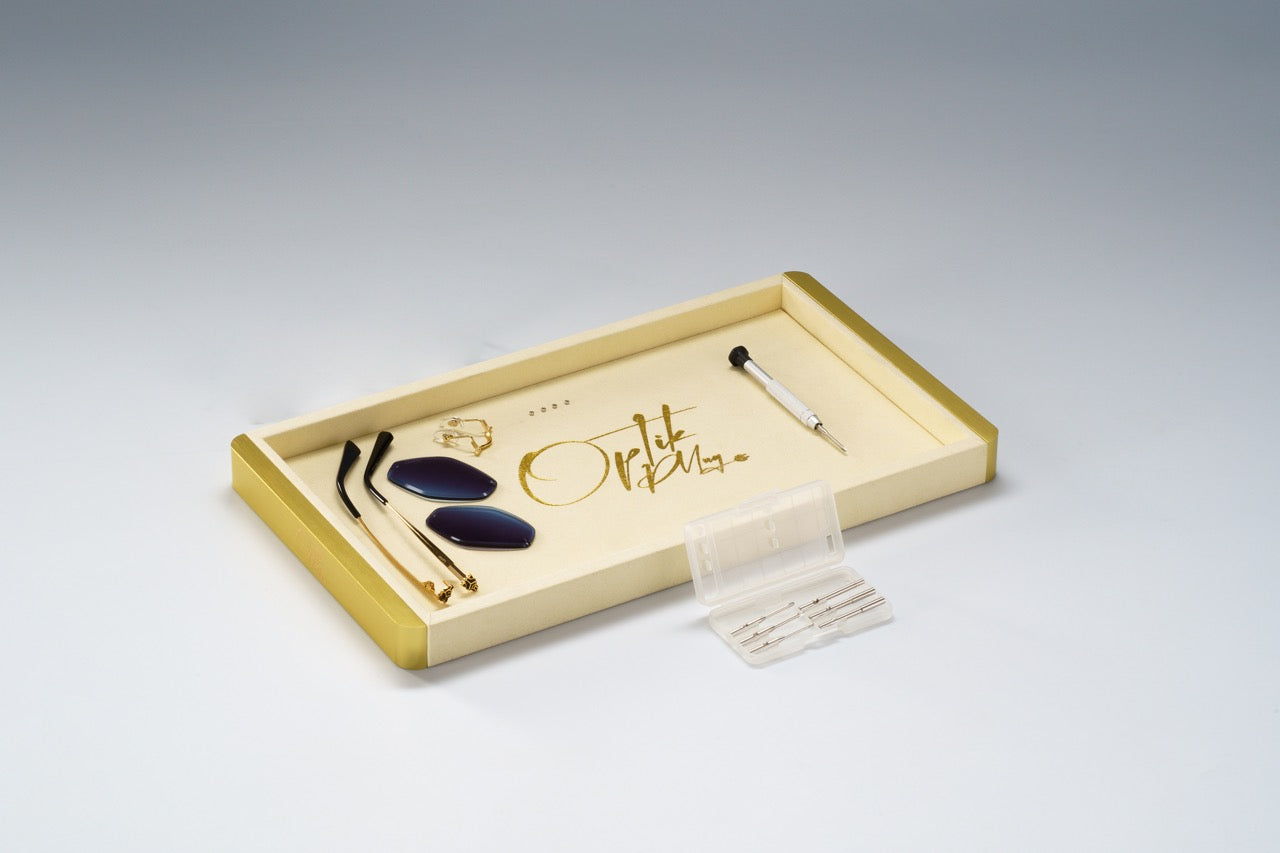 Lunettes Aviateur — Coffret & Accessoires Dorés