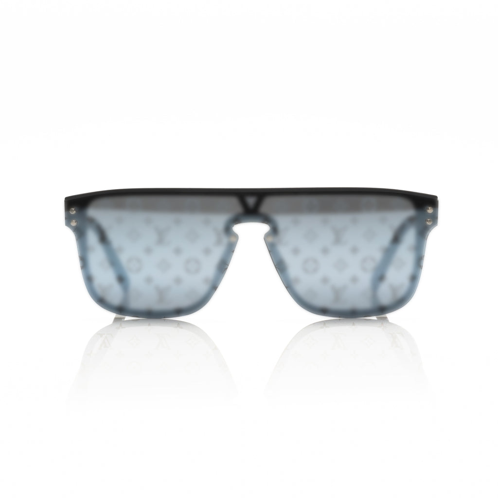Lunettes Masque — Acétate Noir & Verres Monogramme