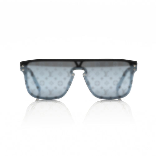 Lunettes Masque — Acétate Noir & Verres Monogramme