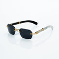 Lunettes Octogonale — Nacre & Métal Doré