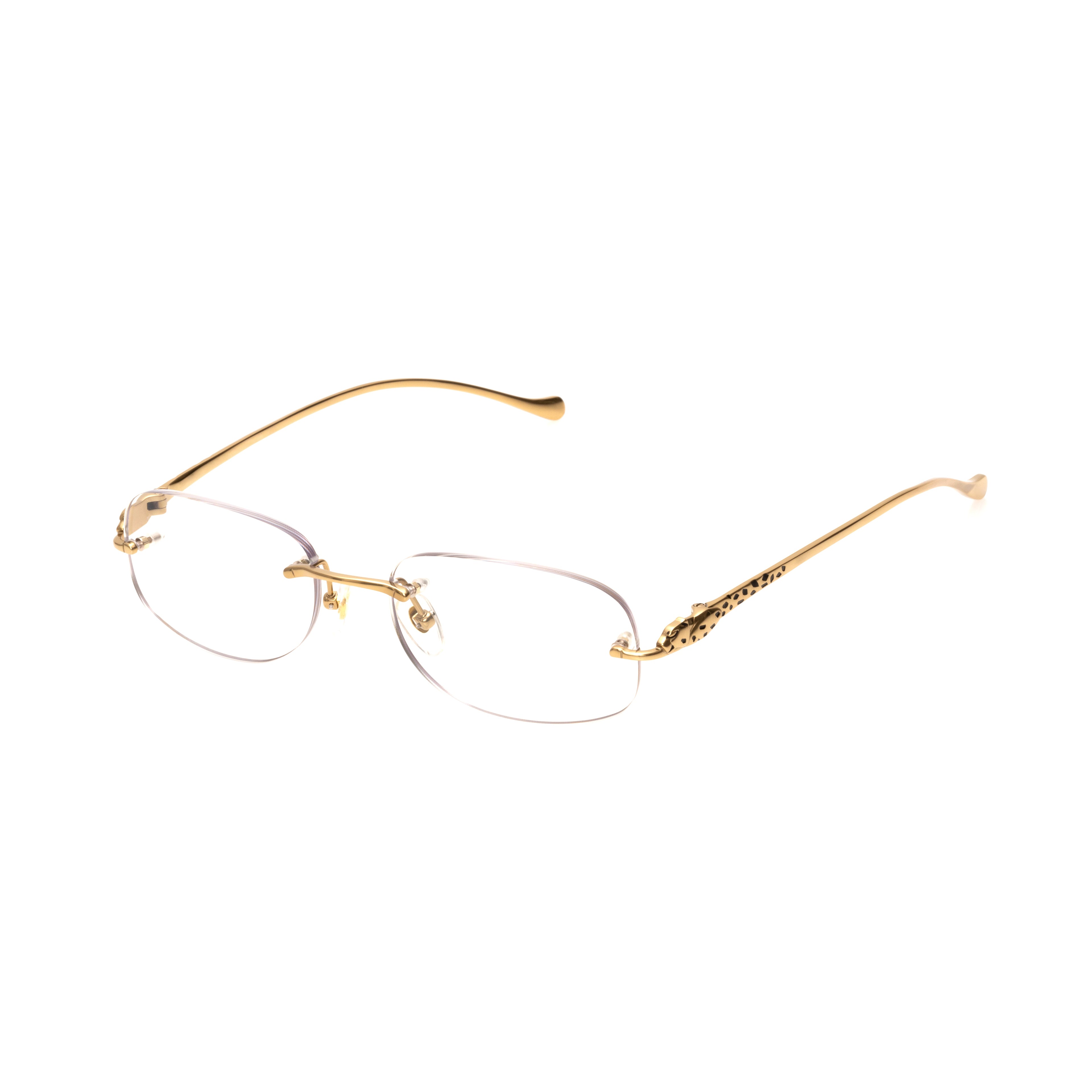 Lunettes Ovale — Métal Argenté Sans Cerclage