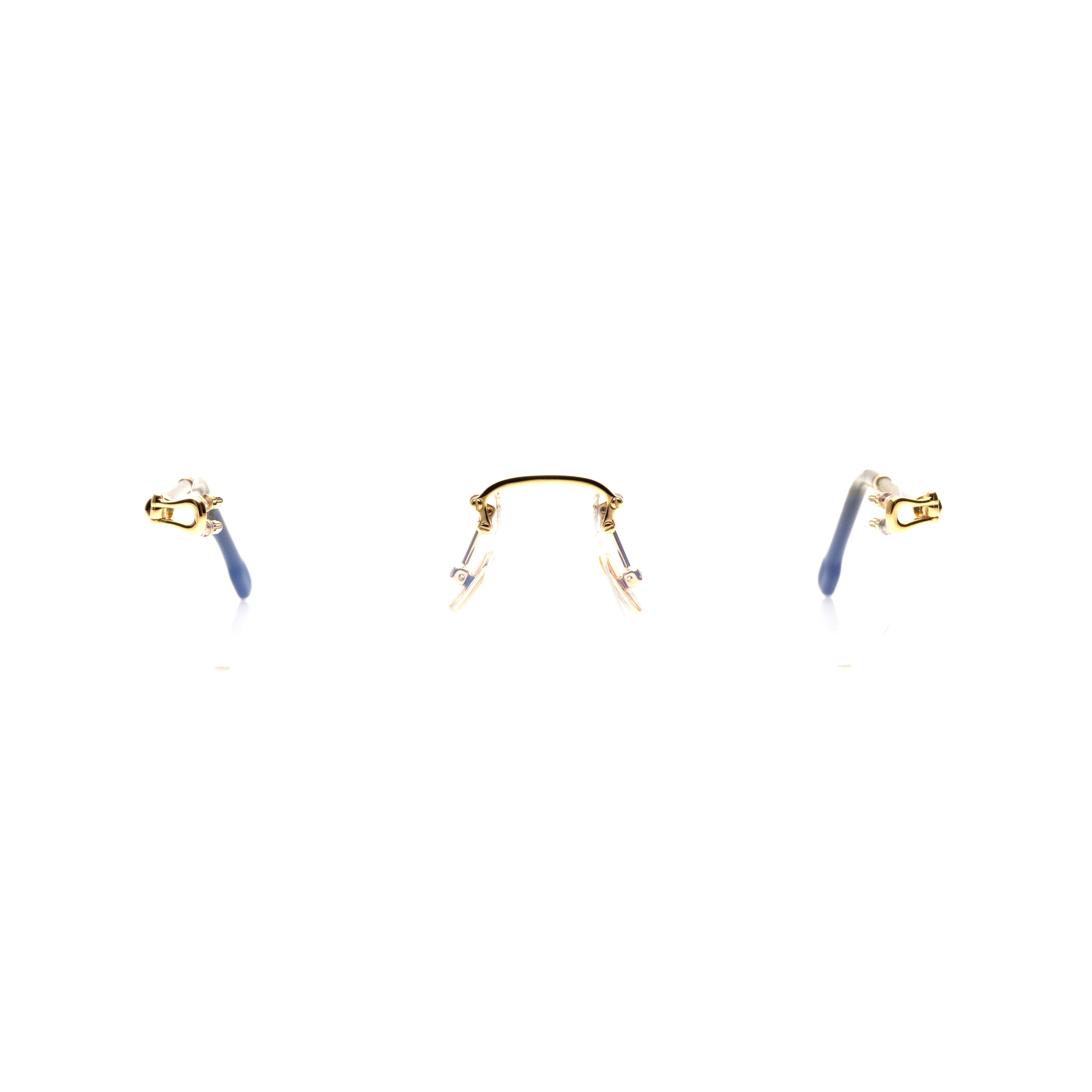 Lunettes Rectangle Fin — Métal Argenté & Écaille