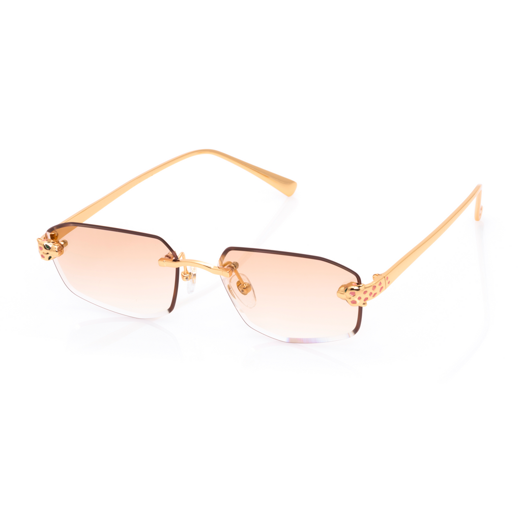 Lunettes Rectangle — Métal Argenté & Verres Anthracite · II