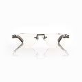 Lunettes Sans Cerclage — Métal Anthracite & Gris