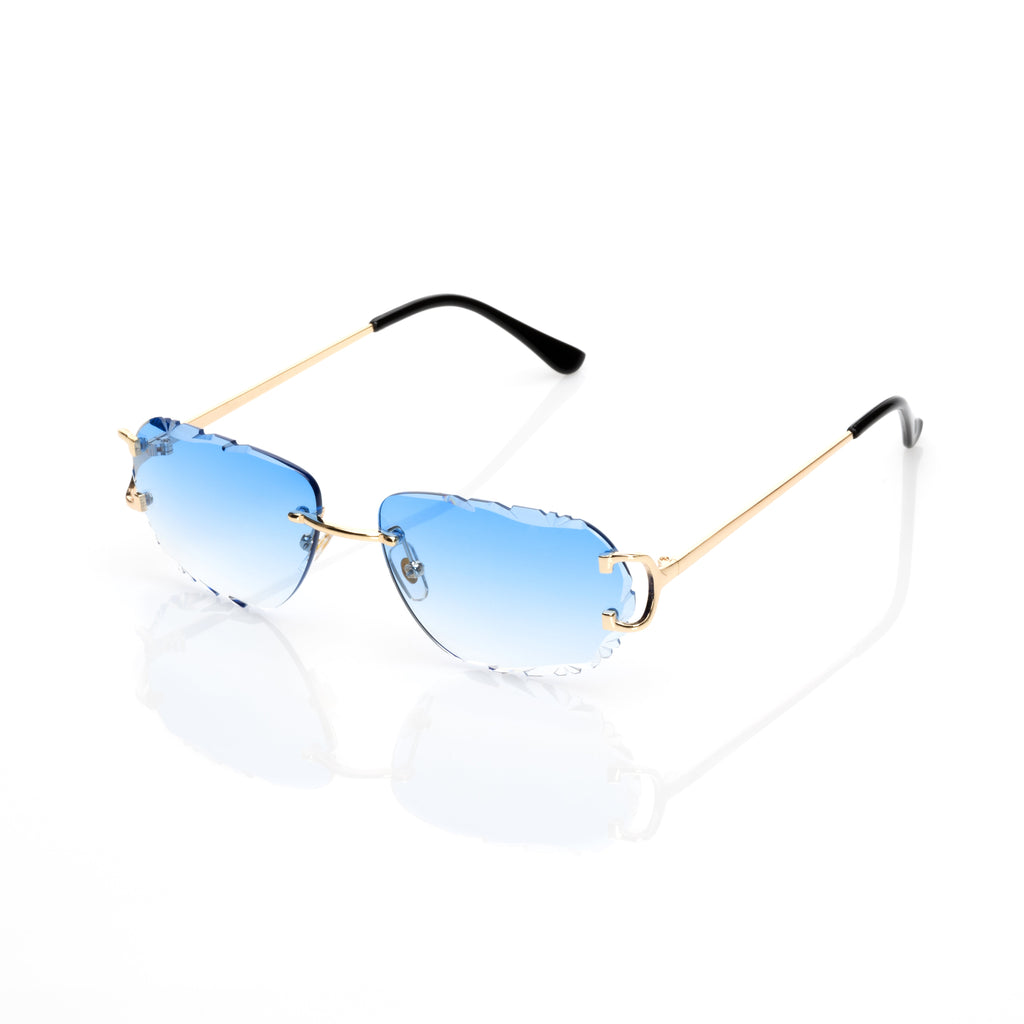 Lunettes Sans Cerclage — Métal Argenté Épuré