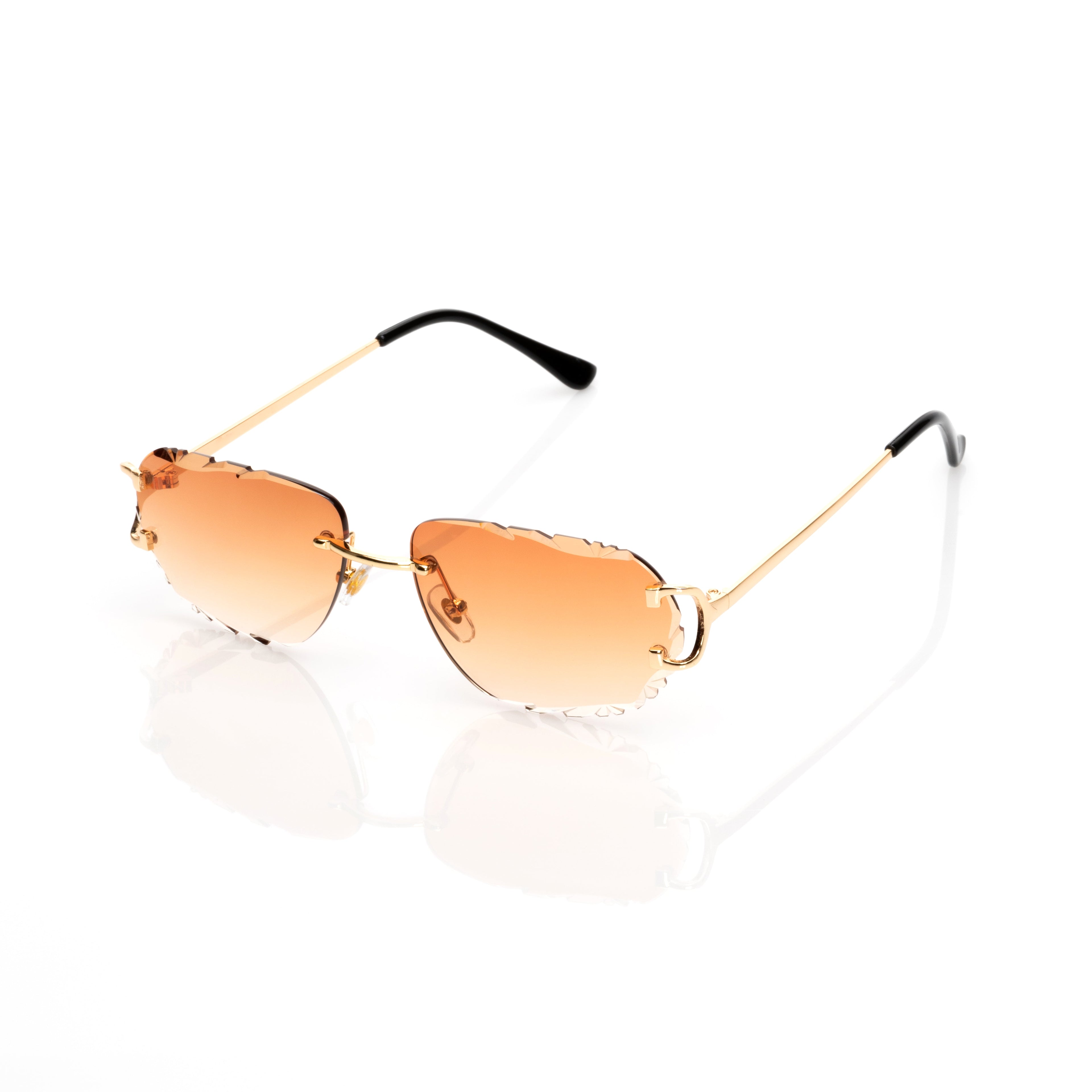 Lunettes Sans Cerclage — Métal Argenté Épuré