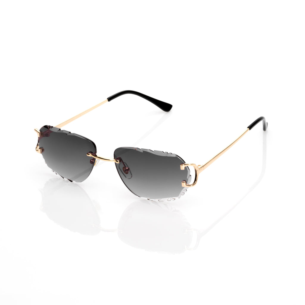 Lunettes Sans Cerclage — Métal Argenté Épuré