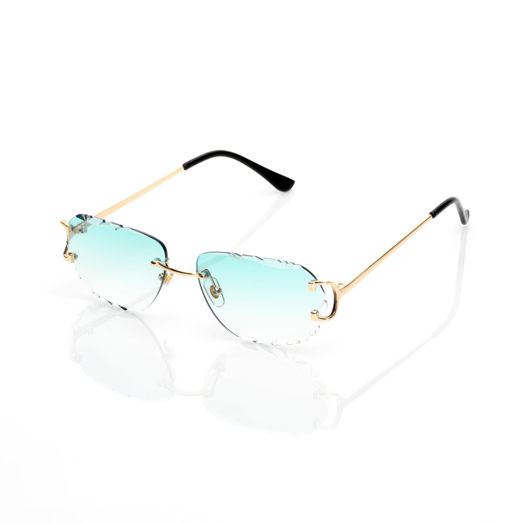Lunettes Sans Cerclage — Métal Argenté Épuré