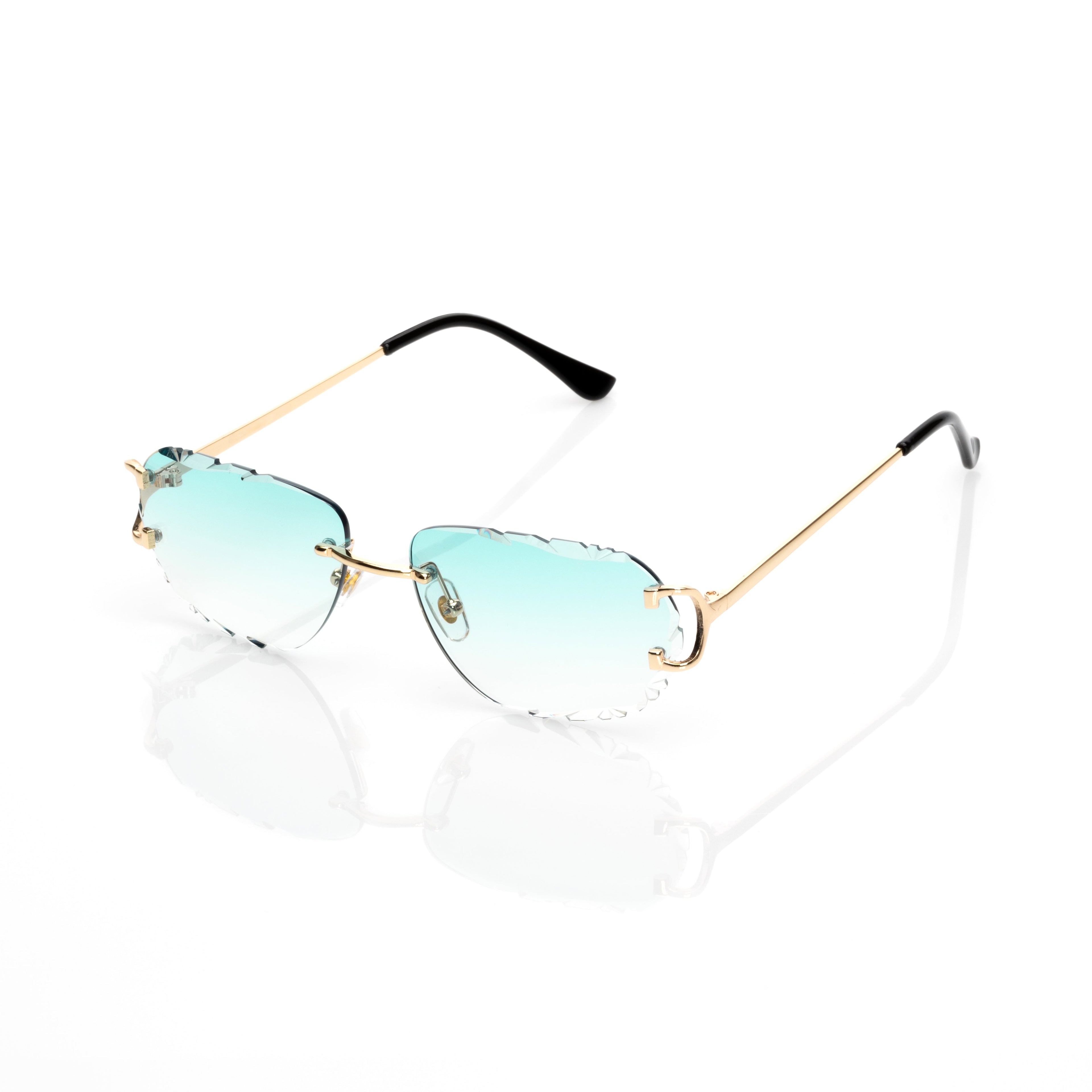 Lunettes Sans Cerclage — Métal Argenté Épuré