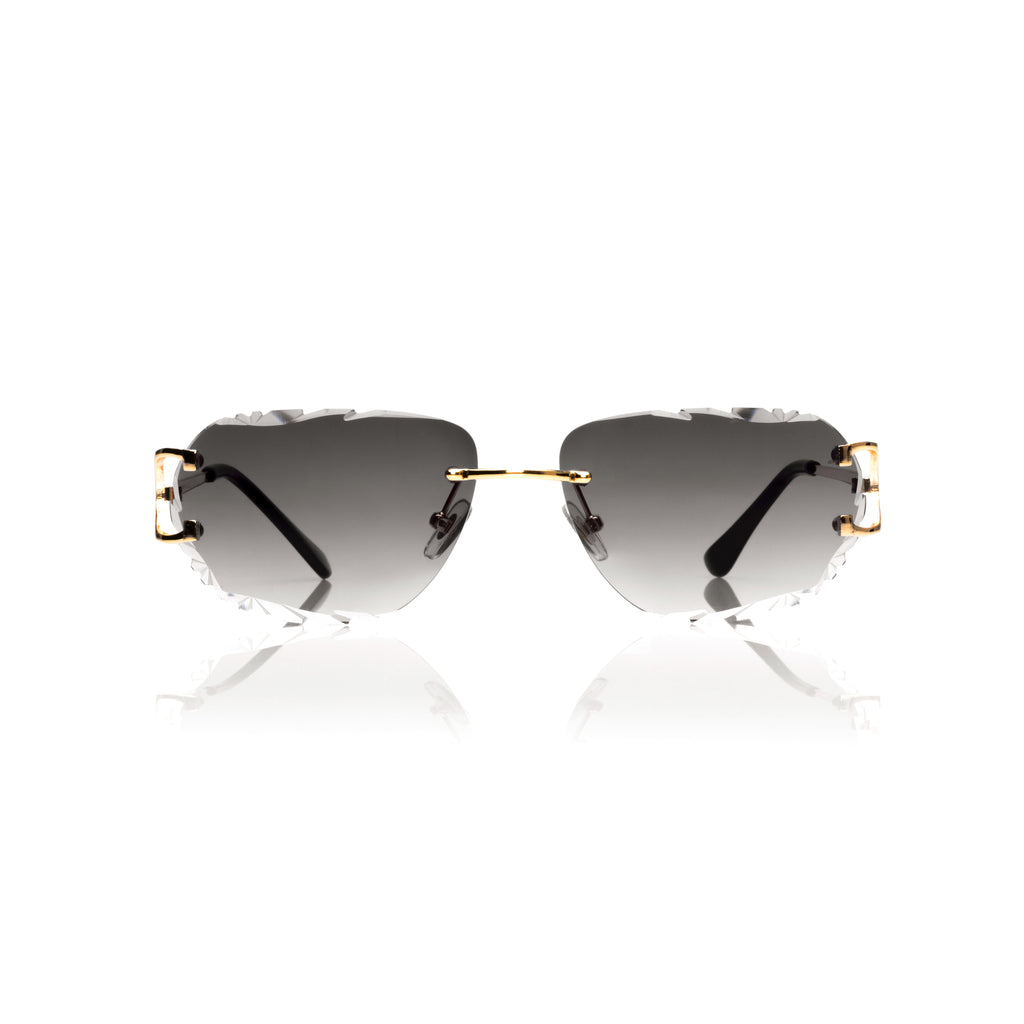 Lunettes Sans Cerclage — Métal Argenté Épuré