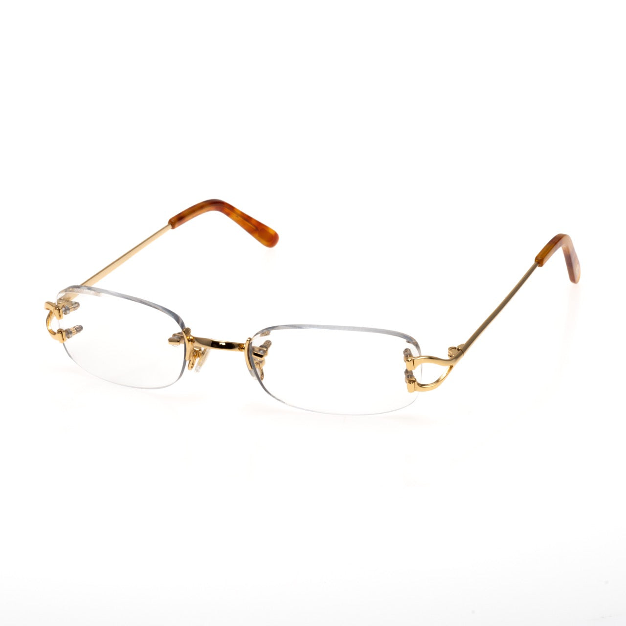 Lunettes Sans Cerclage — Métal Argenté & Verres Transition
