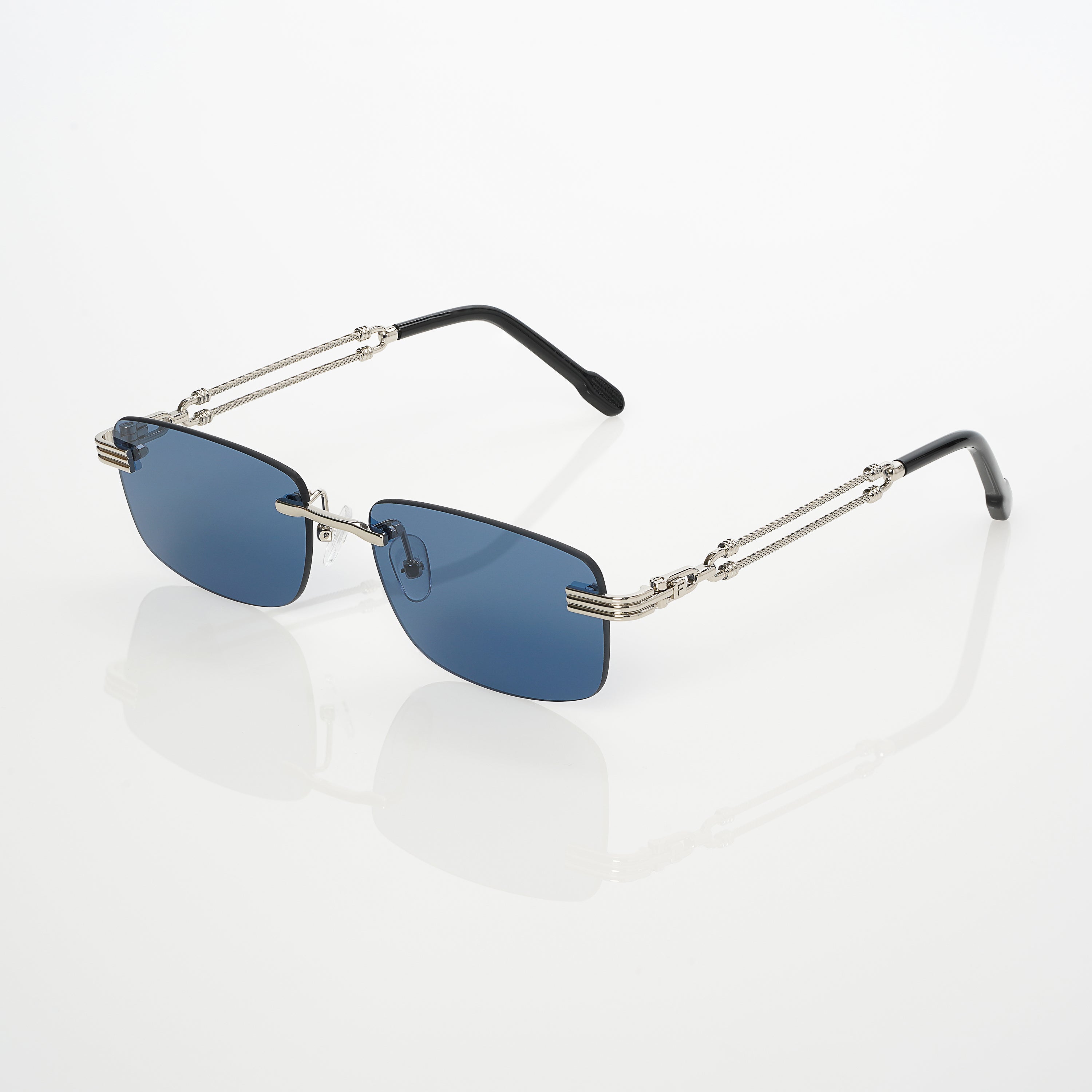 Lunettes Sans Cerclage — Métal Doré & Écaille