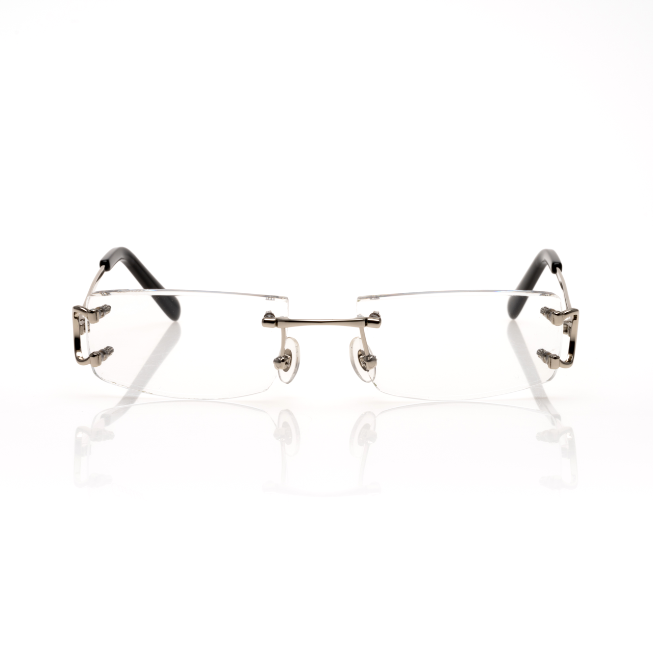 Lunettes Sans Cerclage — Métal Doré & Écaille · II