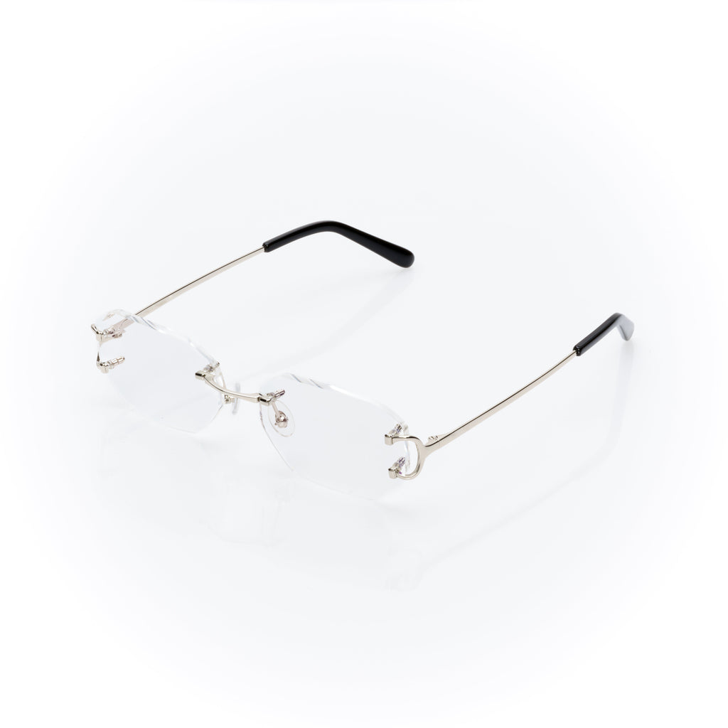Lunettes Sans Cerclage — Métal Doré & Écaille · V